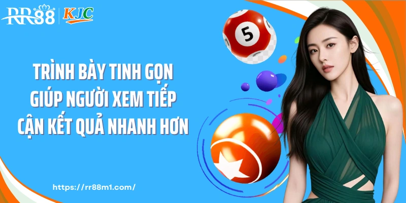 Trình bày tinh gọn giúp người xem tiếp cận kết quả nhanh hơn